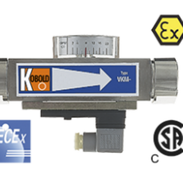 Viskositetskompenseret Flowmeter/switch VKM - Kobold